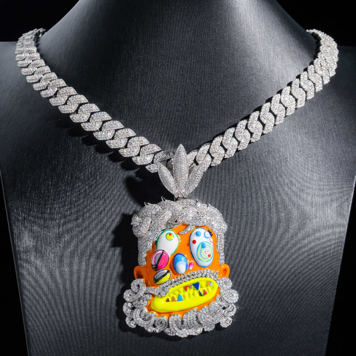 Custom Cartoon 925 Silver Pendant Moissanite (Pendant Only)