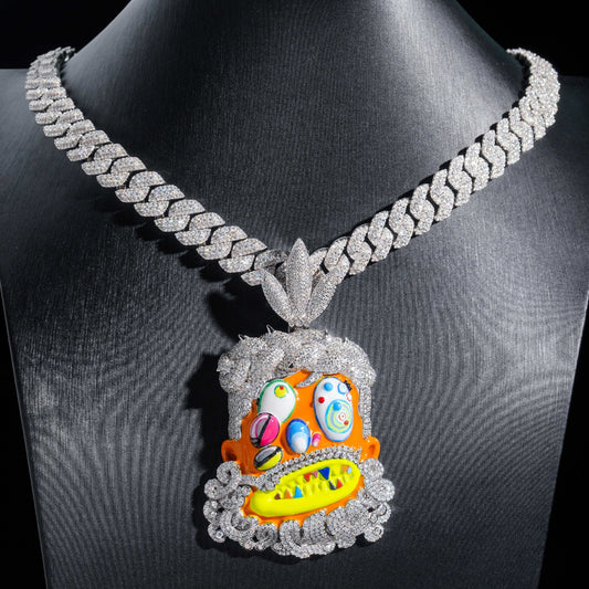 Custom Cartoon 925 Silver Pendant Moissanite (Pendant Only)