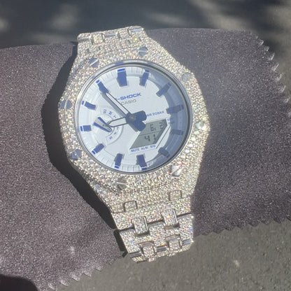 Full White Face VVS1 Casio Oak