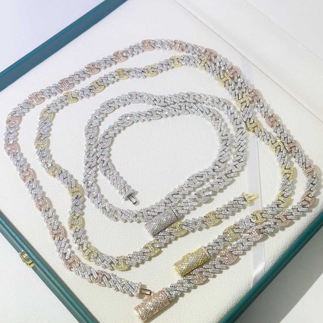 7MM Moissanite Custom Link Cuban - TheShopIceStore.com