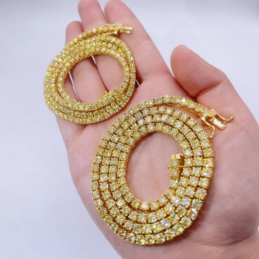 Canary Moissanite Tennis Chain - TheShopIceStore.com